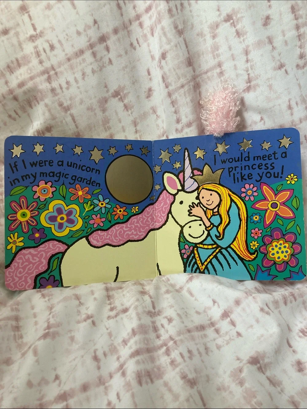 Jellycat Books If I Were a Unicorn Board Book by Anne Wilkinson Tactile